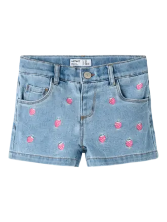 Name It name it - shorts Light Blue Denim STRAWBERRY