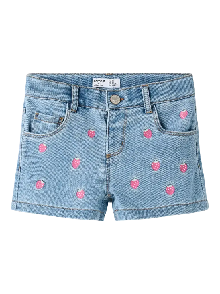 Name It name it - shorts Light Blue Denim STRAWBERRY