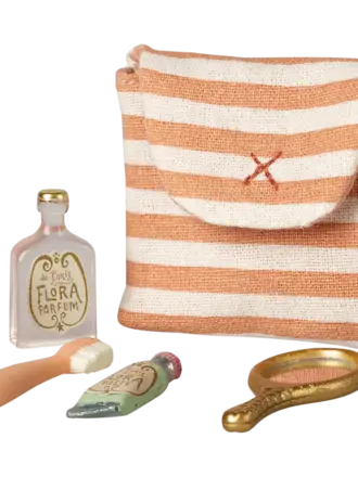 Maileg Maileg - toothbrush set in bag coral