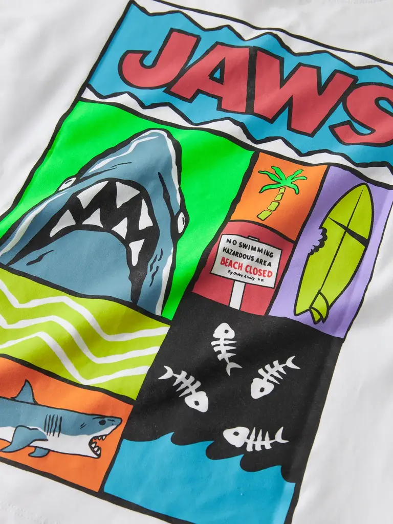 Name It Name it - jaws t shirt white