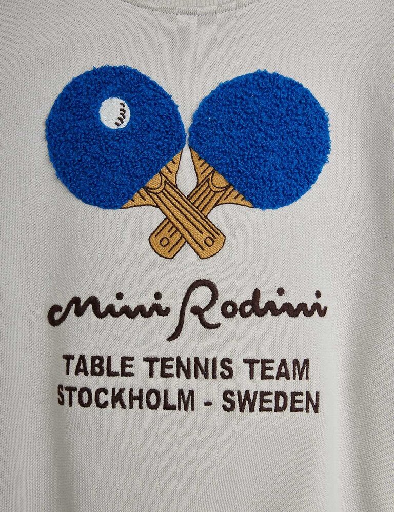 mini rodini mini rodini -Table tennis chenille sweatshirt