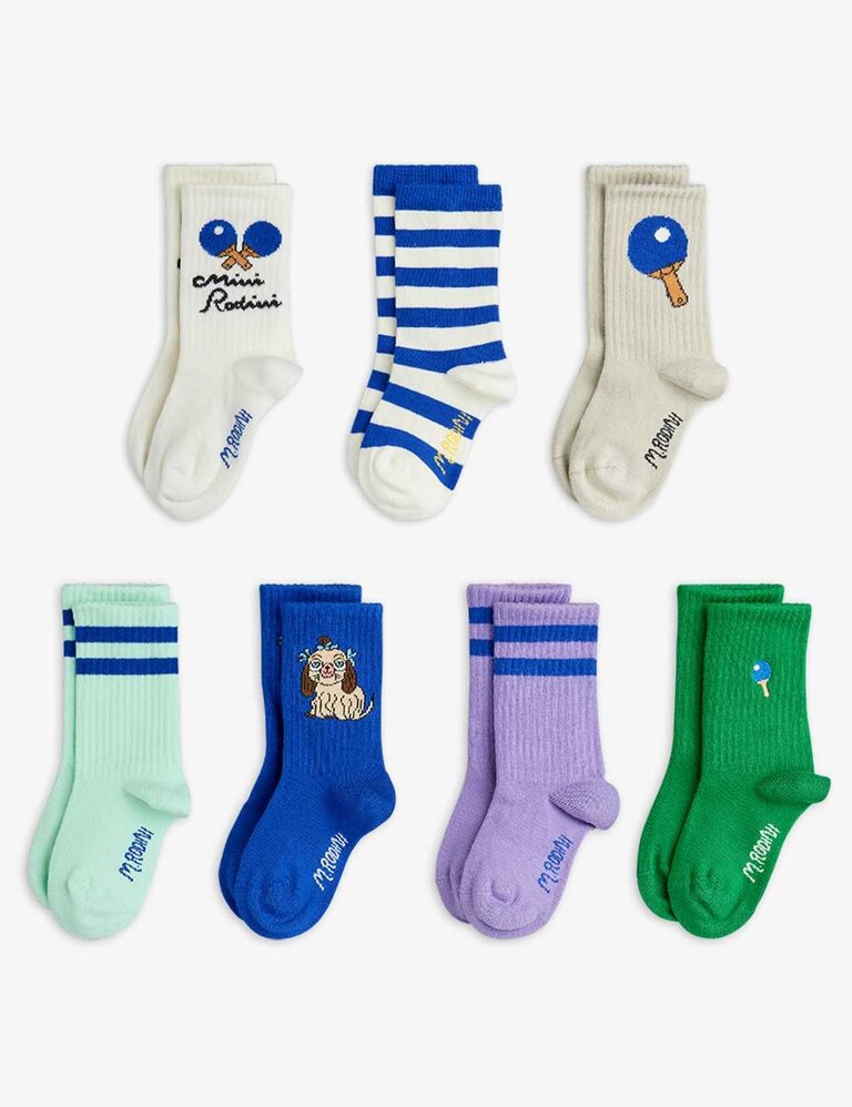 mini rodini Mini rodini -Table tennis 7-pack socks