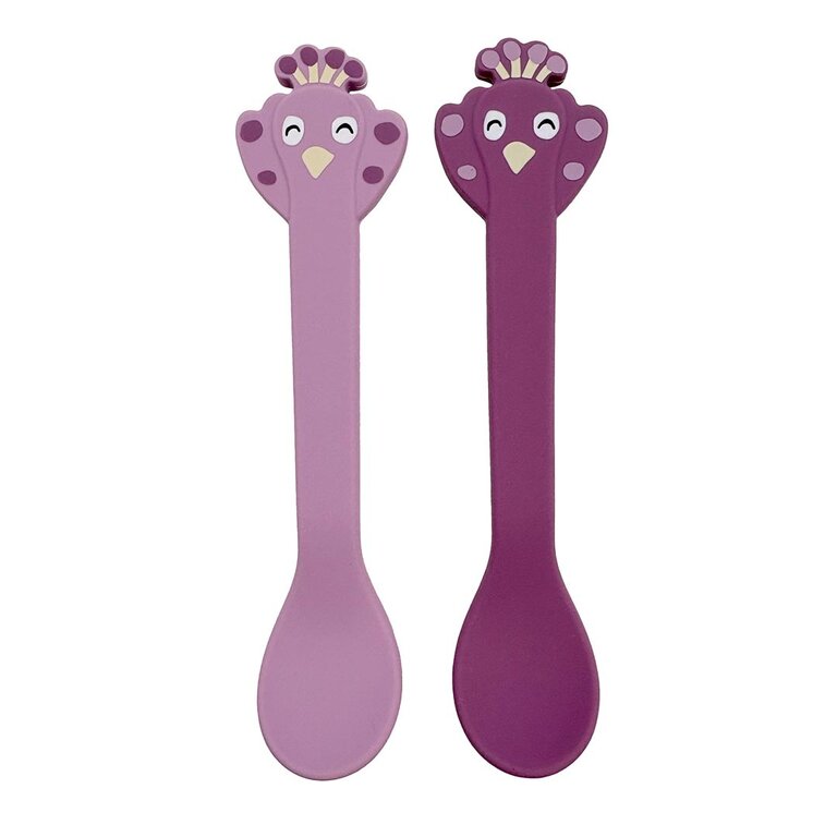 Trixie Trixie - Silicone spoon 2-pack - Mrs. Peacock