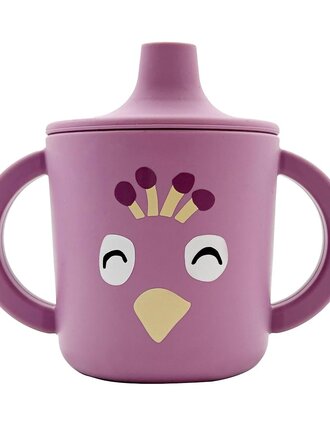 Trixie Trixie - Silicone sippy cup - Mrs. Peacock