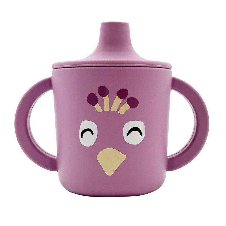 Trixie Trixie - Silicone sippy cup - Mrs. Peacock