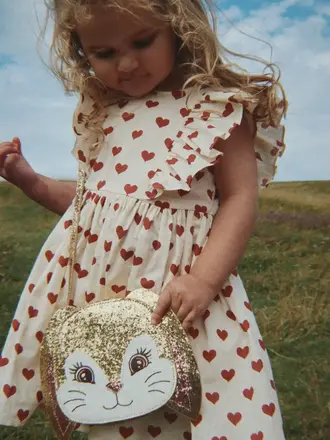 Konges Sløjd Konges Slojd - cianna bow dress hearts red