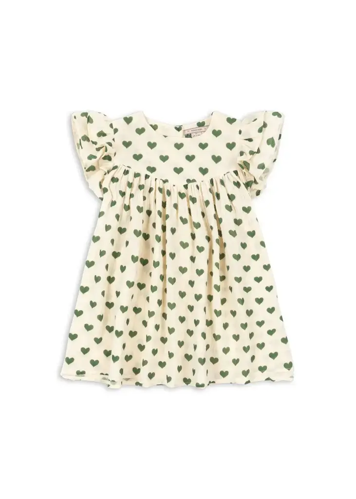 Konges Sløjd Konges Slojd - Coco dress heart green