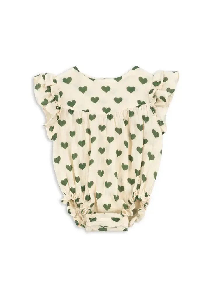 Konges Sløjd Konges slojd - coco romper heart green
