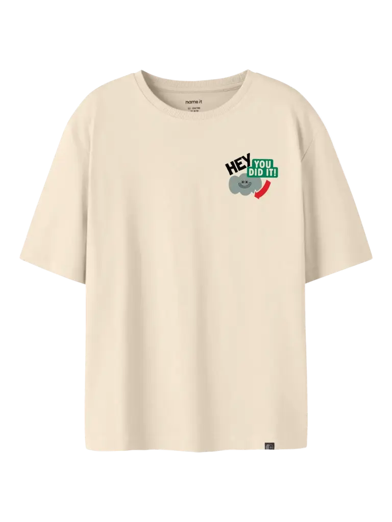 Name It Name it -T-shirt Knaso antigue white