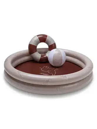 Swim Essentials Speelzwembad Set - Beige - Wild Life