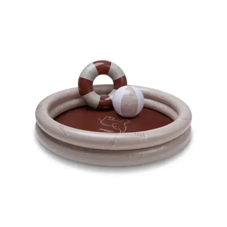 Swim Essentials Speelzwembad Set - Beige - Wild Life