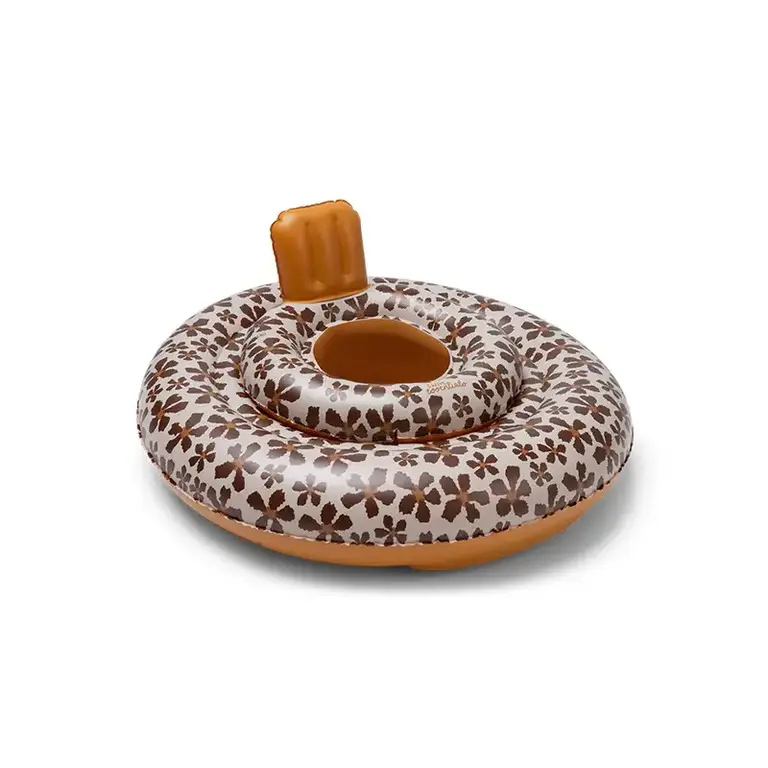 Swim Essentials baby float - orange - wild flower