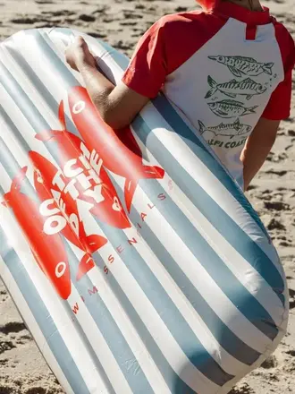 Swim Essentials inflatable surfboard - red/blue - catch of the day