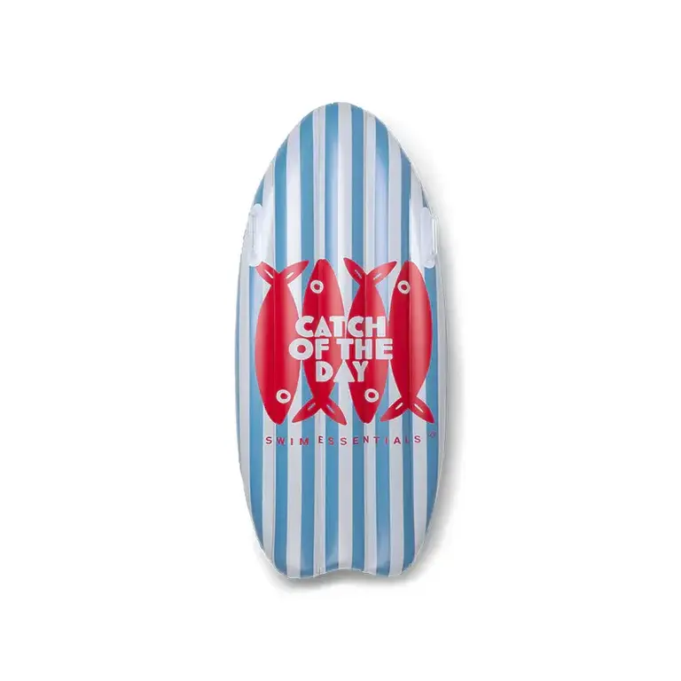 Swim Essentials inflatable surfboard - red/blue - catch of the day