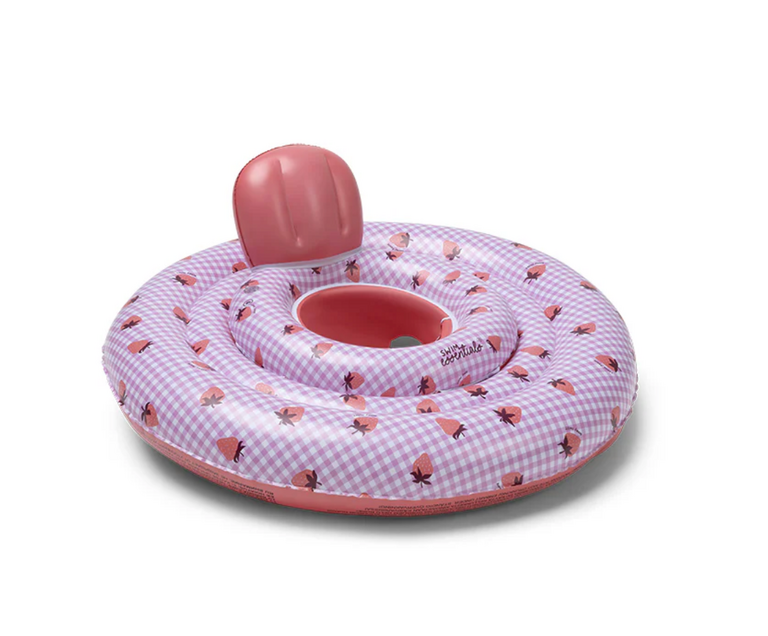 Swim Essentials Baby Float - Roze - Strawberry Fields