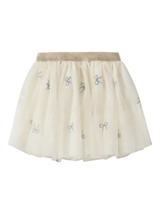 Name It Name it - Tulle bow skirt  Antique White