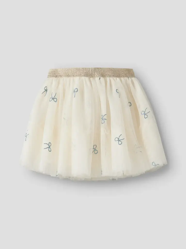 Name It Name it - Tulle bow skirt  Antique White