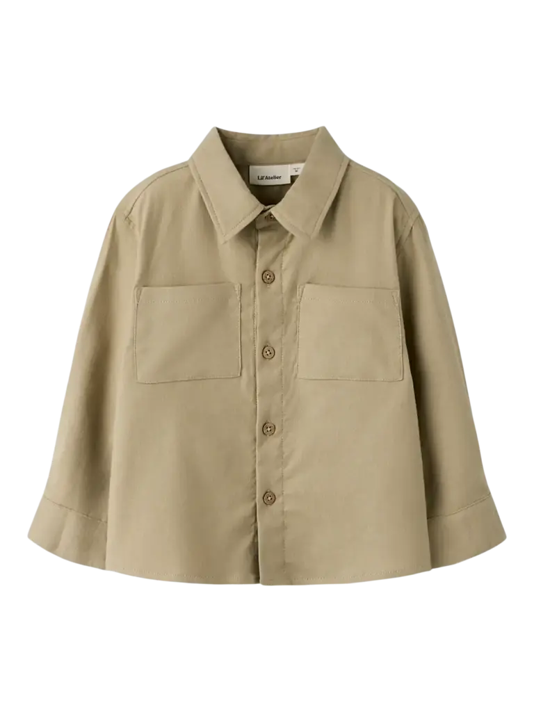lil atelier Lil atelier - LS loose shirt twill