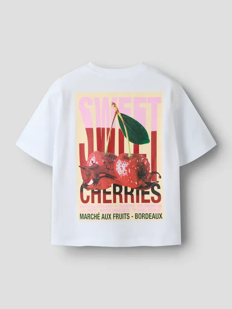 Name It Name it - Dossa T-shirt Bright White Cherry