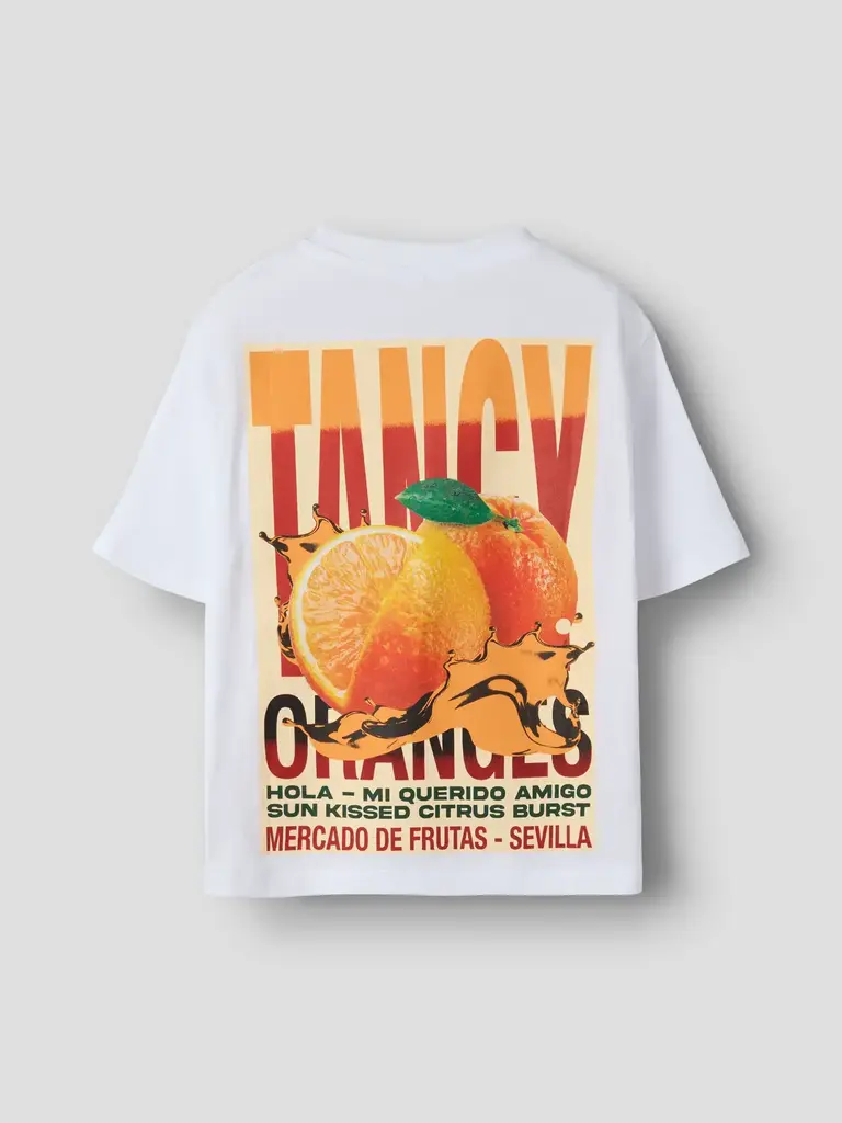 Name It Name it - Dossa T-shirt Bright White Orange