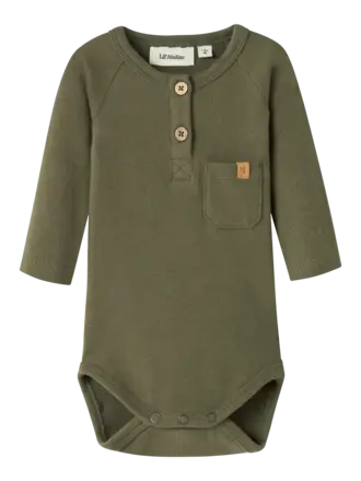lil atelier Lil Atelier -LUNO LS SLIM BODY winter moss