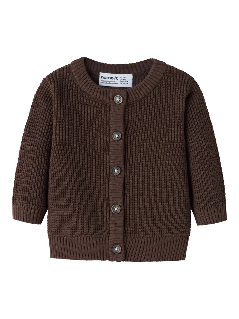 Name It Name it - knit bubba French roast