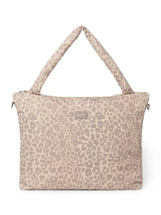 studio noos studio noos - Soft Cotton Diaper Bag Leopard beige