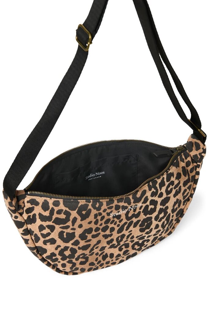 studio noos Studio Noos -Soft Cotton Adult Fanny Pack Leopard brown