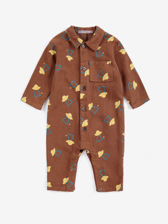 Bobo Choses Bobo choses - Pixel Abduction all over woven overall