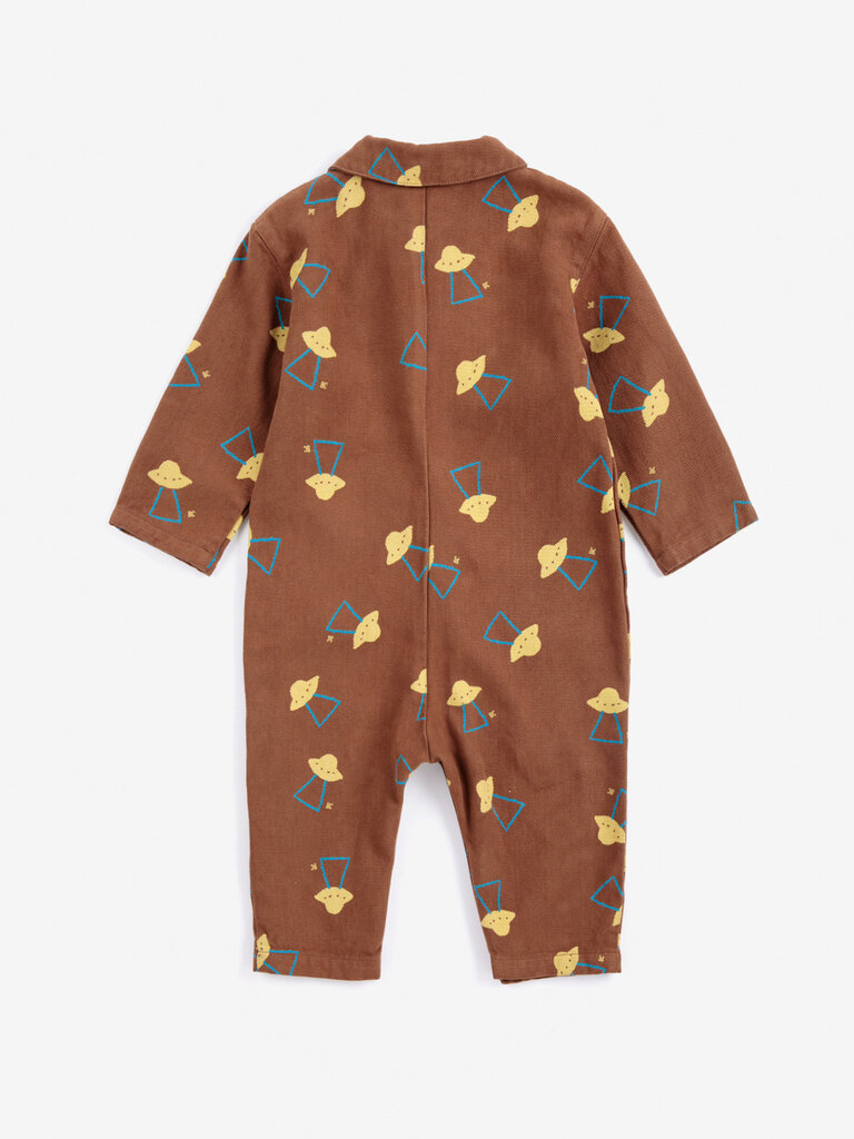 Bobo Choses Bobo choses - Pixel Abduction all over woven overall