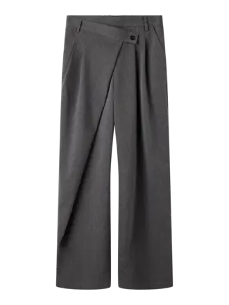 Name It Name it - Lulu wide pants Grey Melange
