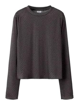 Name It Name it. -Flikka top Chocolate Brown