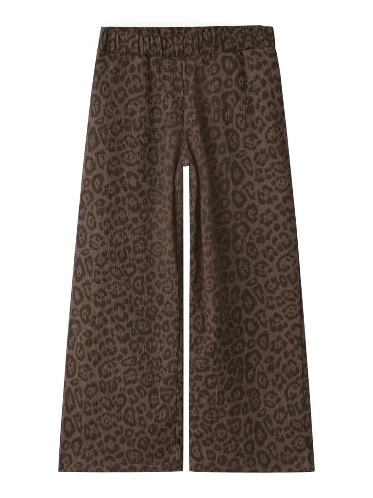 Name It Linna wide pants chocolate leo