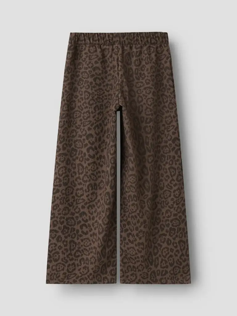 Name It Linna wide pants chocolate leo