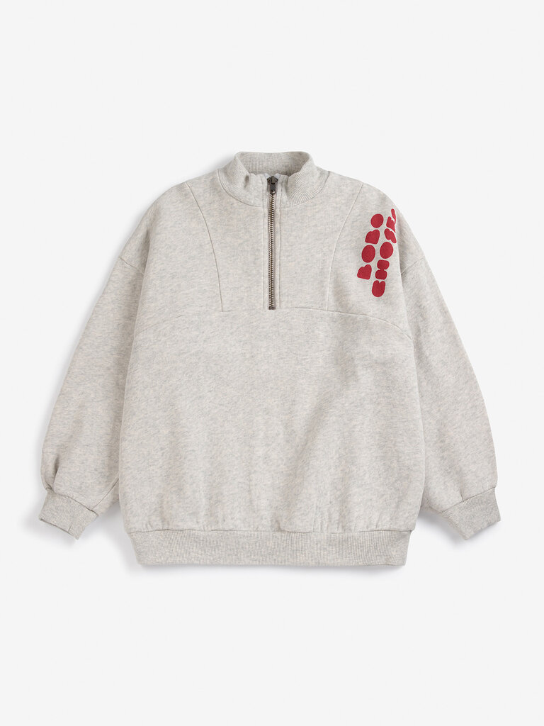 Bobo Choses Bobo choses - Bolder half zipped sweatshirt