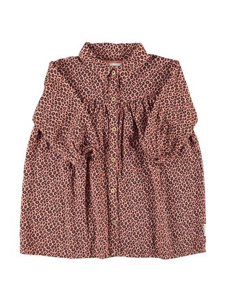 piupiuchick Piupiuchick - short dress pink animal