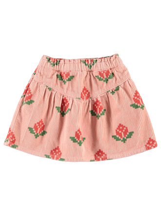 piupiuchick Piupiuchick - short skirt pink big flowers