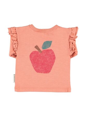 piupiuchick Piupiuchick - longsleeve in jersey ruffle top