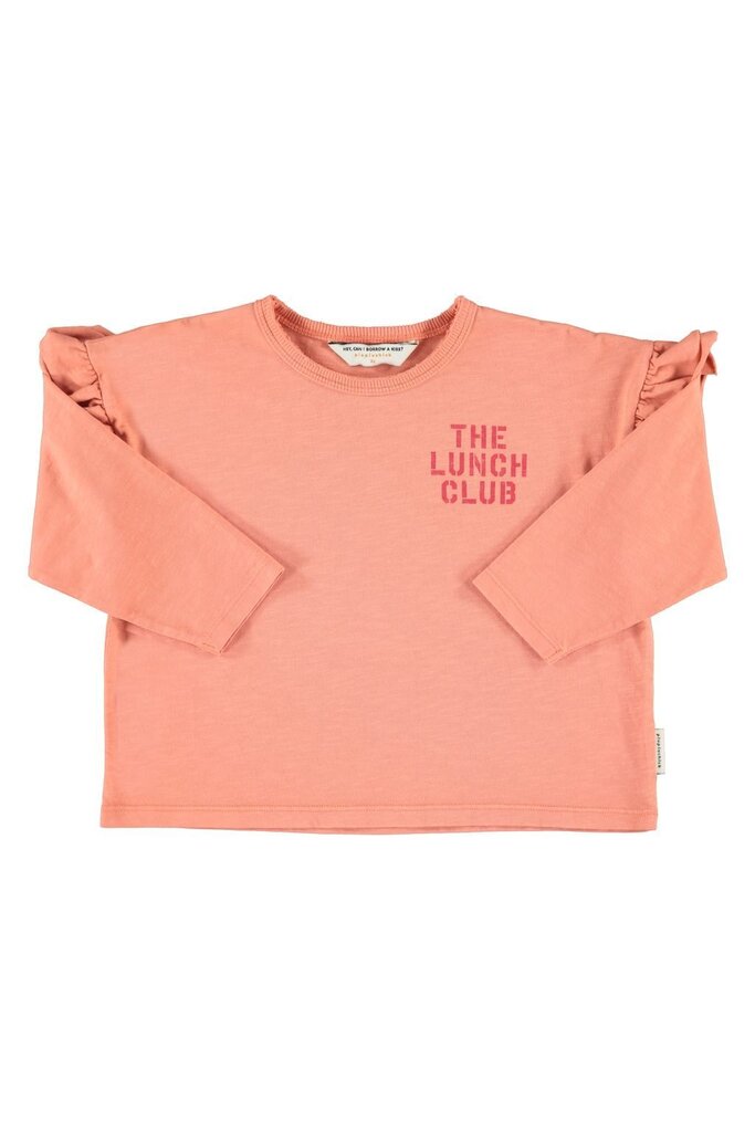 piupiuchick Piupiuchick - longsleeve in jersey ruffle top