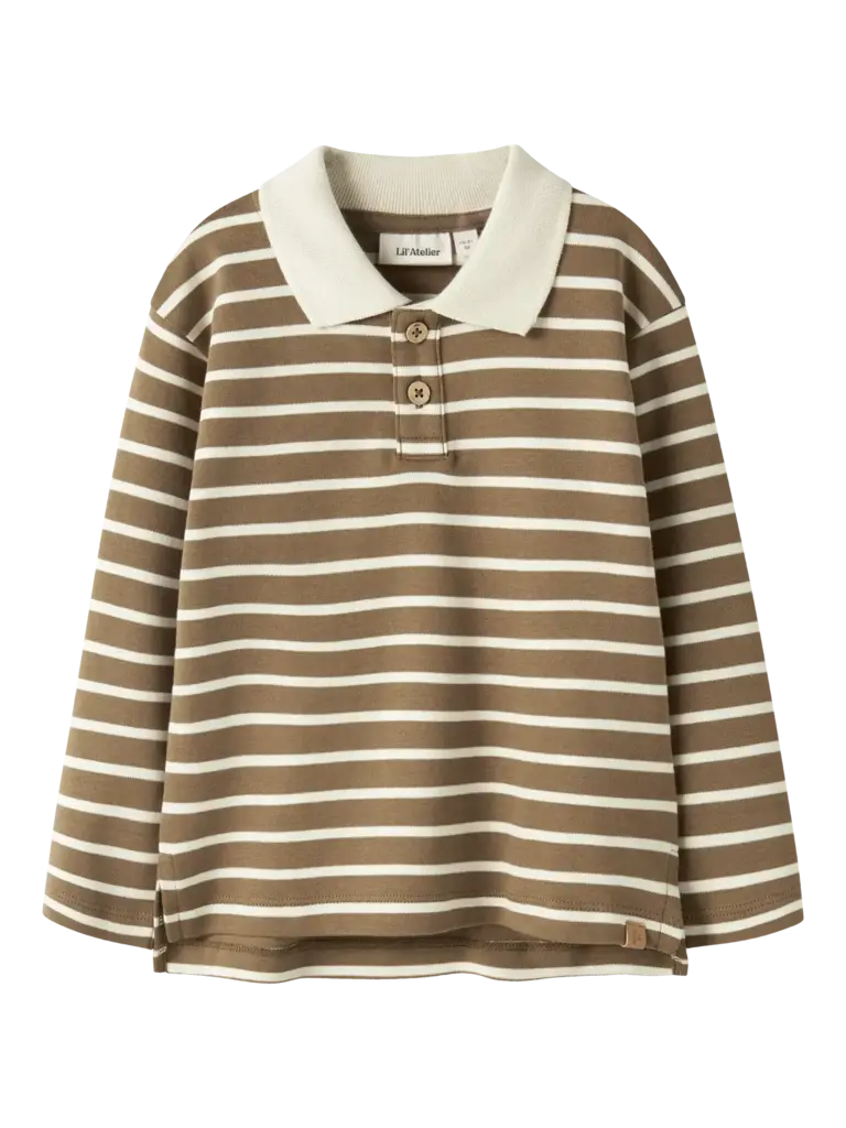 lil atelier Lil atelier - LIMIA LS LOOSE POLO TOP