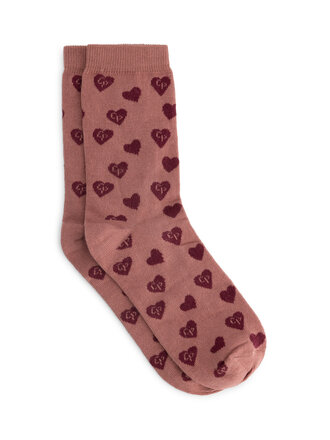 charlie petite Charlie petite - Seven Socks Pink with Bordeaux