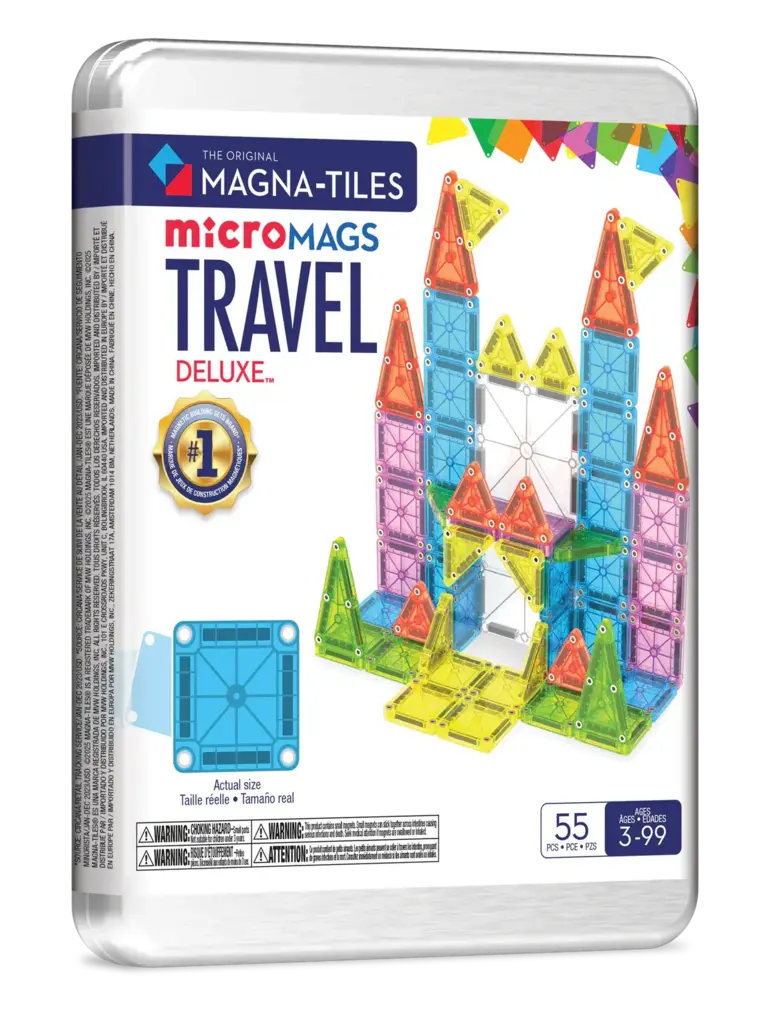 magnatiles MAGNA-TILES - Travel Set Deluxe - 55 piece