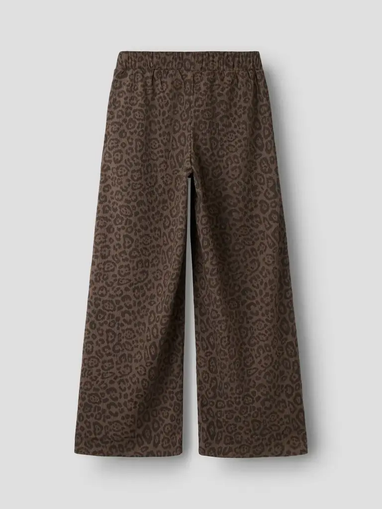 Name It Linna wide pants chocolate brown Leo