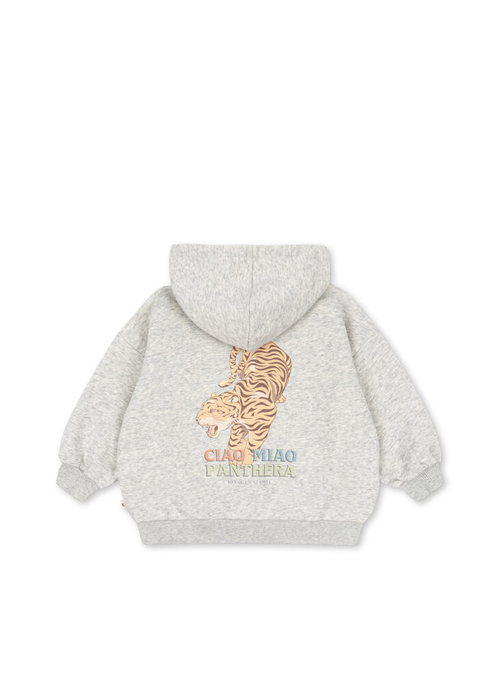 Konges Sløjd Konges slojd -LOU SWEAT ZIP HOOD light grey