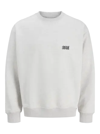 jack&jones Jack&jones -COLTON SWEAT CREW NECK white melange