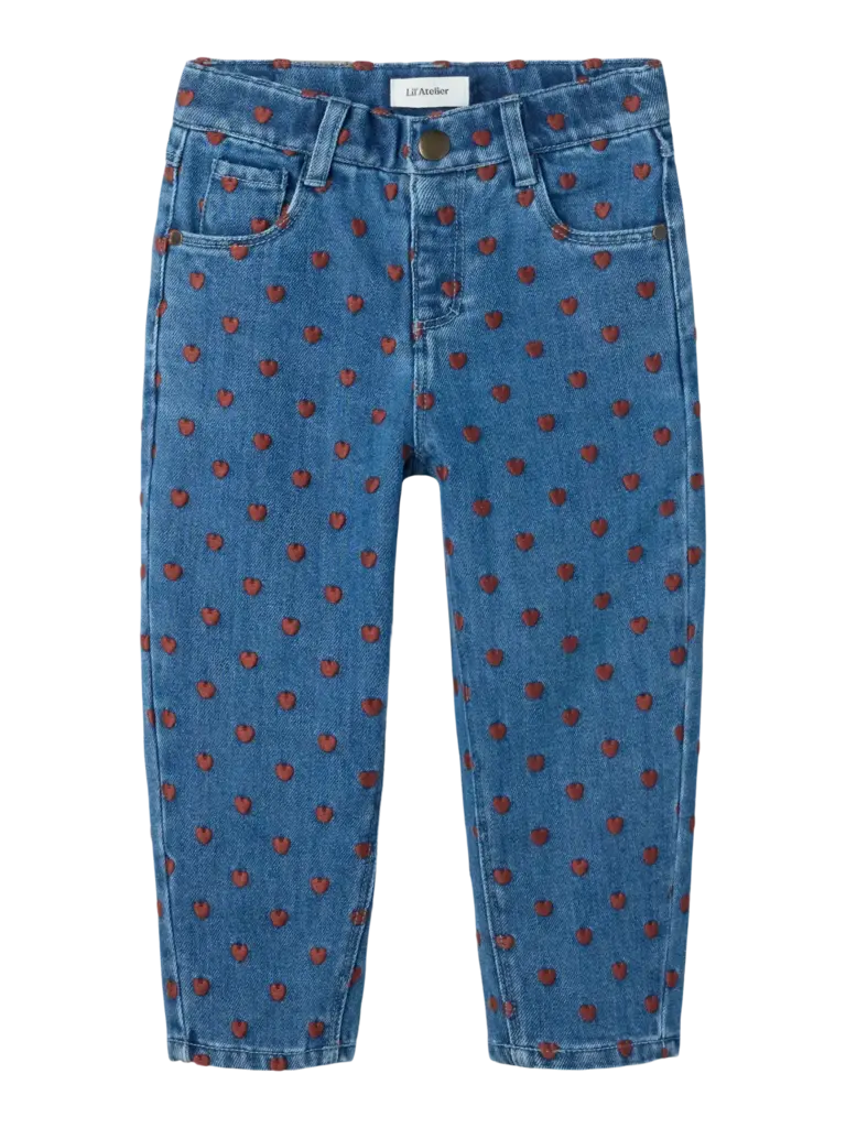 lil atelier Lil Atelier -LIVA LOOSE JEANS hearts