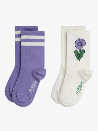 mini rodini mini rodini - Viola stripe 2-pack socks multi