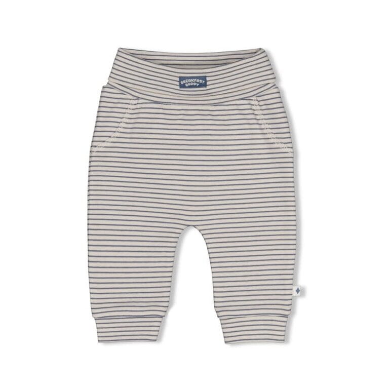 Feetje Feetje - Broek rib met streep Breakfast Buddy