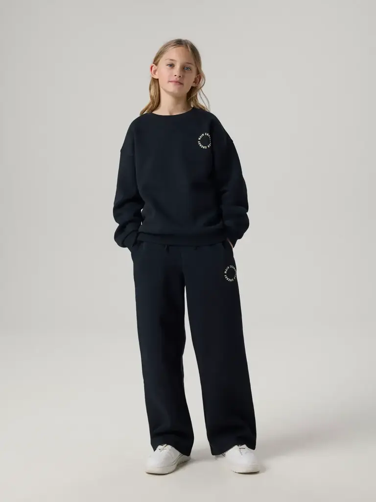 Name It name it - RIA WIDE SWEAT PANT BRU black
