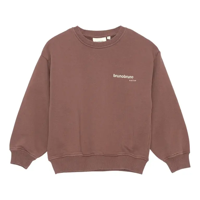 brunobruno Bruno Bruno - norah sweat marron plum